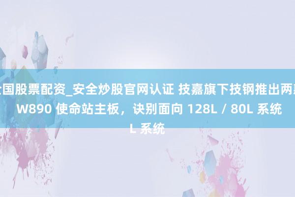 全国股票配资_安全炒股官网认证 技嘉旗下技钢推出两款 W890 使命站主板，诀别面向 128L / 80L 系统